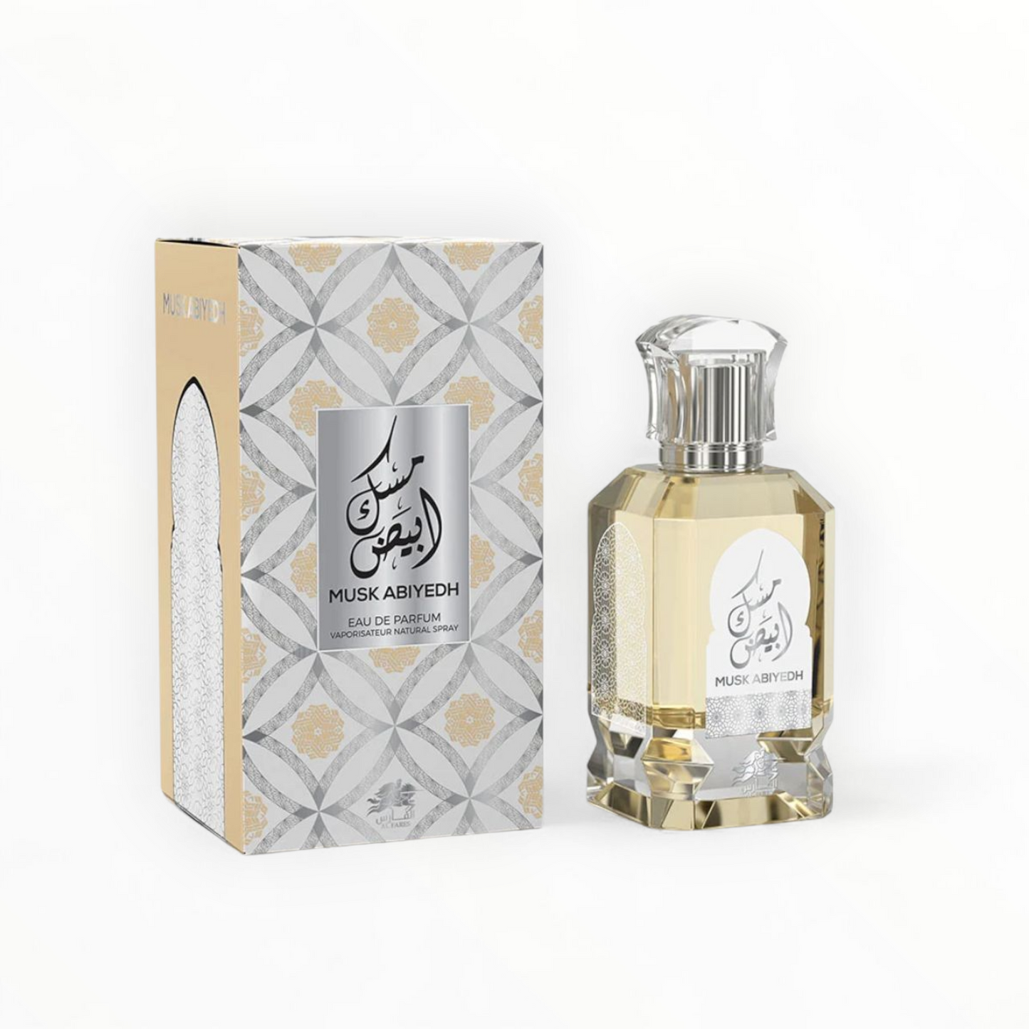 Musk Abiyedh is a sweet and woody fragrance that brings an invigorating sense of calmness, confidence, and outgoingness.