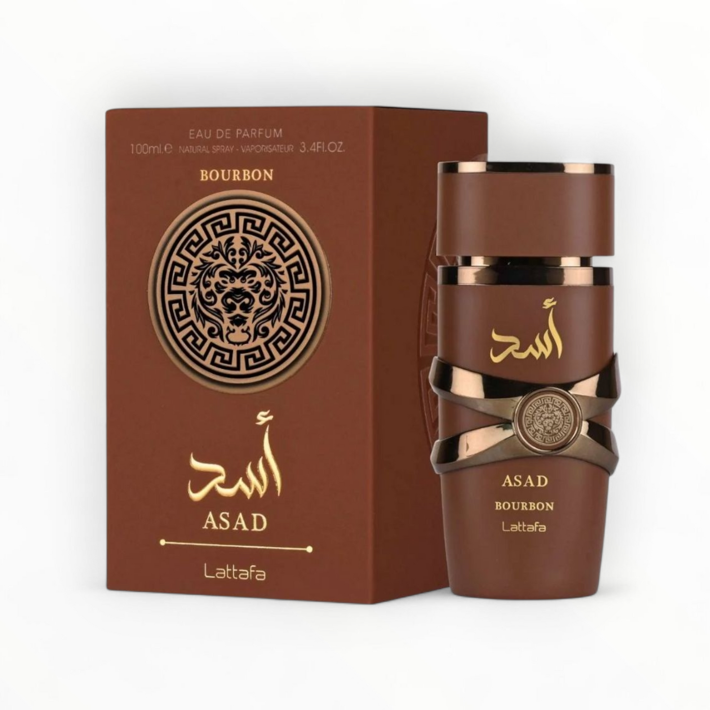Asad Bourbon by Lattafa Perfumes is Oriental Spicy fragrance for men.