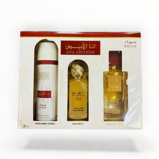 Ana Abiyedh Rouge by Lattafa Perfumes is a Woody Spicy fragrance for women and men.