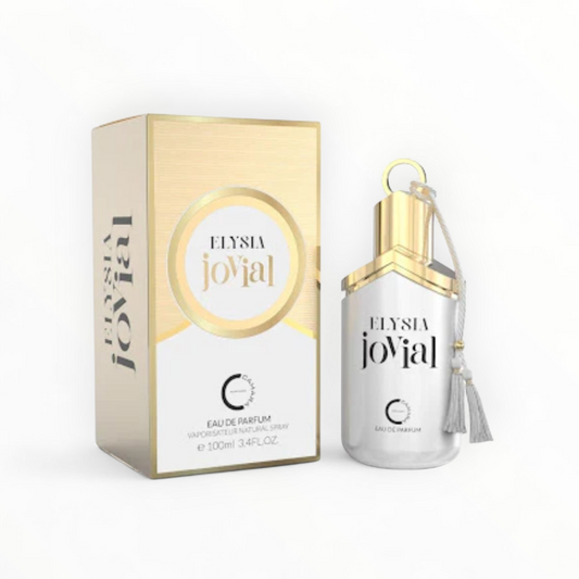 Elysia Jovial is an Eau de Parfum that evokes pure joy with its sophisticated blend of notes.