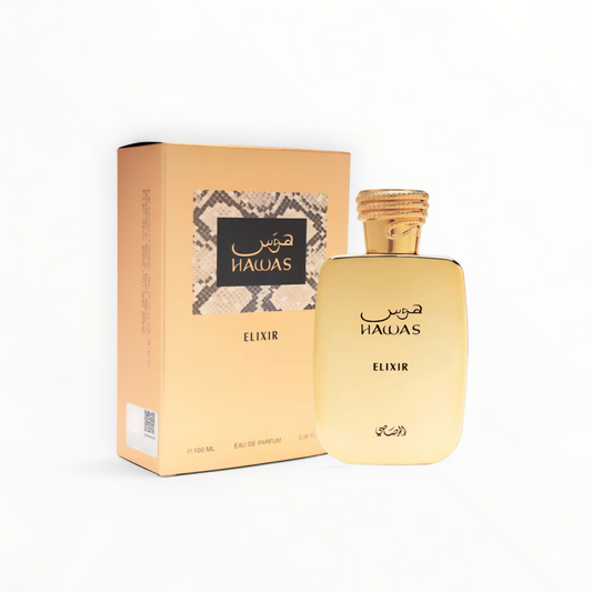 Hawas Elixir by Rasasi is a Oriental Vanilla fragrance for men.
