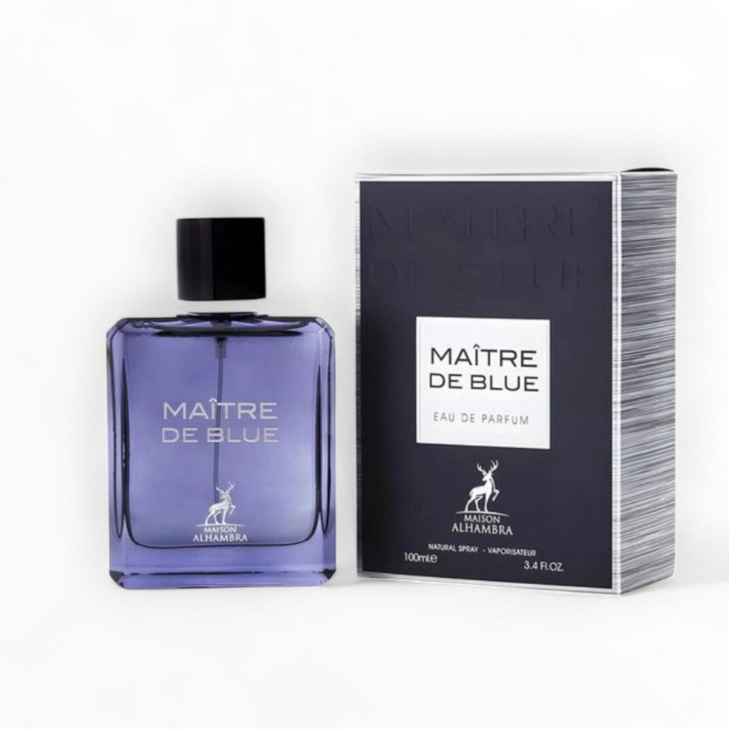 Maitre De Blue, a men's fragrance that embodies sophistication and charm.