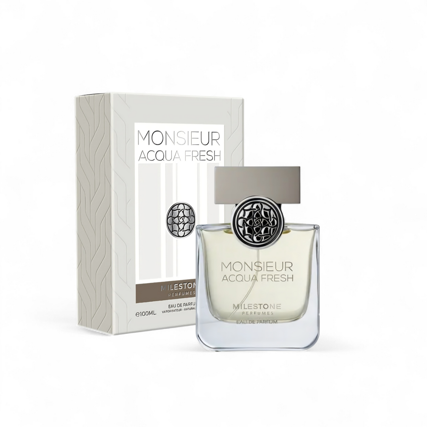 Monsieur Aqua Fresh Eau de Parfum 100ml is a revitalizing fragrance designed for men who seek a crisp and modern scent. 