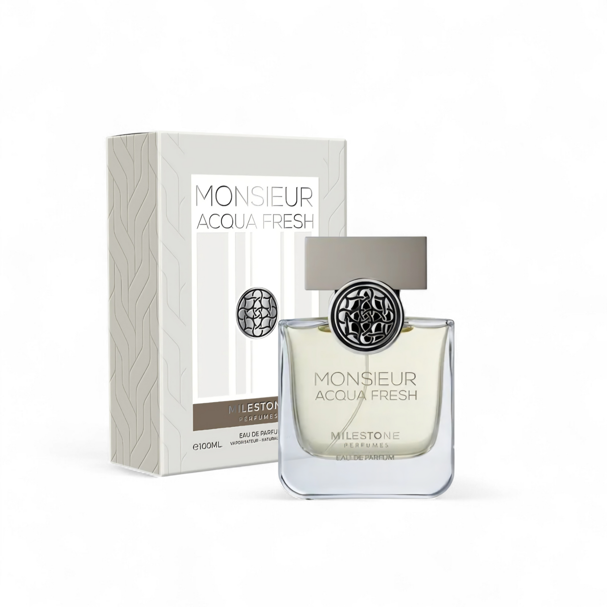 Monsieur Aqua Fresh Eau de Parfum 100ml is a revitalizing fragrance designed for men who seek a crisp and modern scent. 
