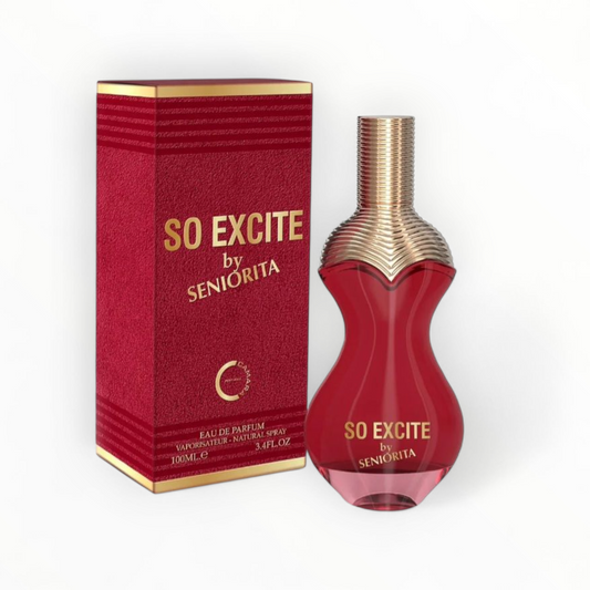 So Excite by Camara Perfumes is a Floral Fruity Gourmand fragrance for women. 